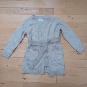 Zara Open-front Cardigan w/ Tie (Size: Girls 8 or 128 cm)